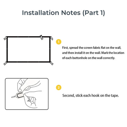 Panavision™ Portable Projection Screen